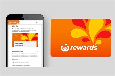 woolworths rewards card application